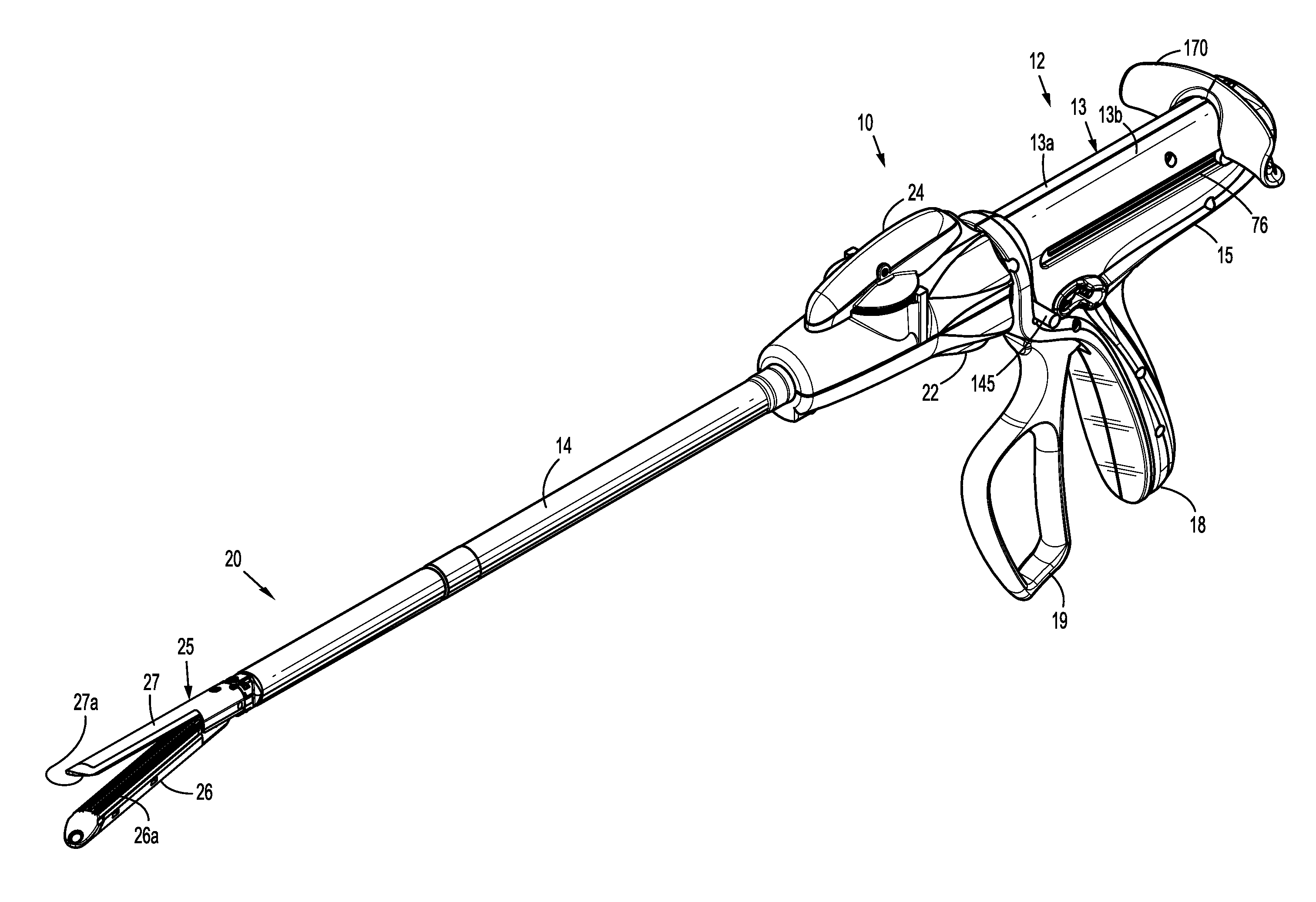 Stapling device with grasping jaw mechanism