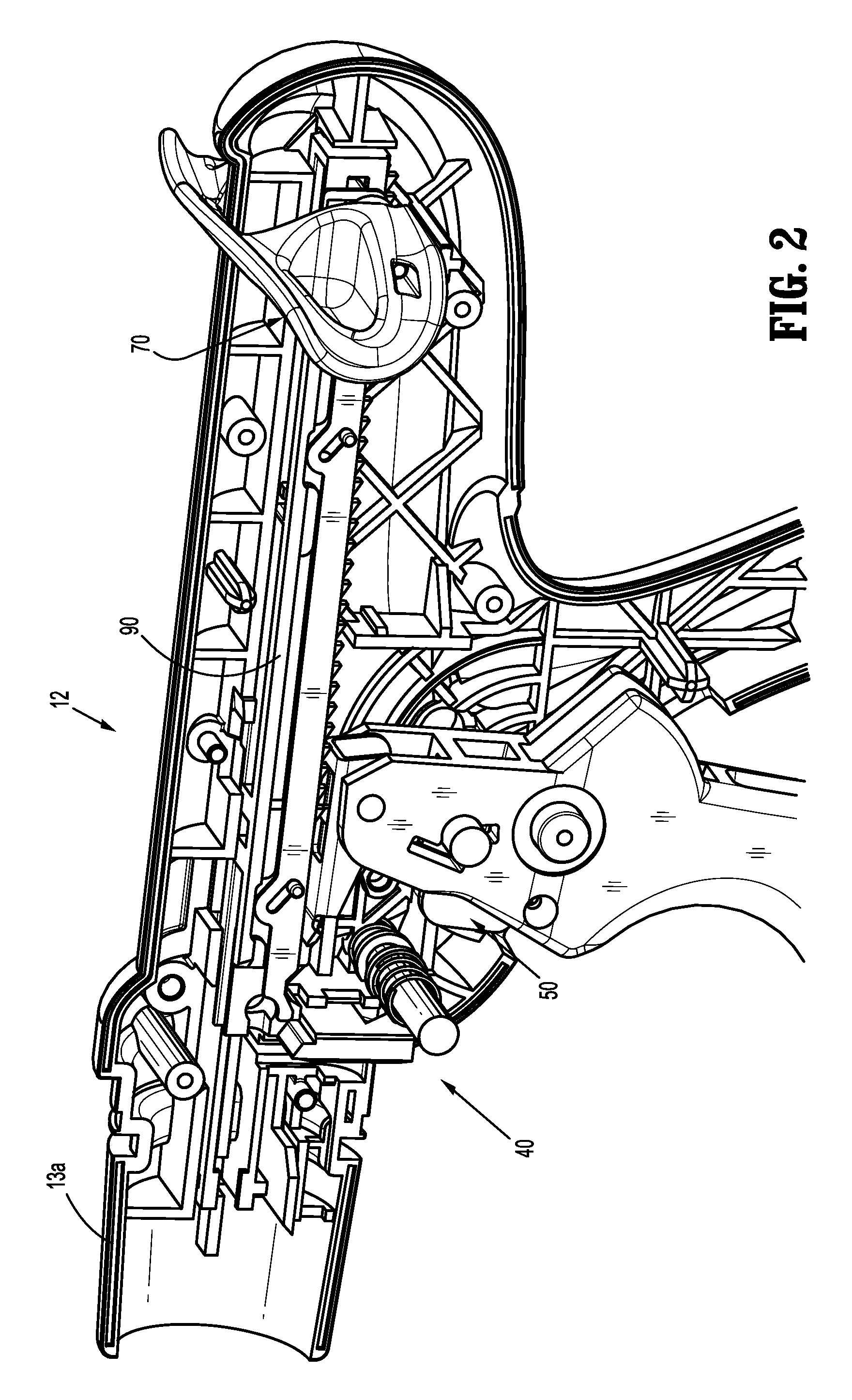 Stapling device with grasping jaw mechanism