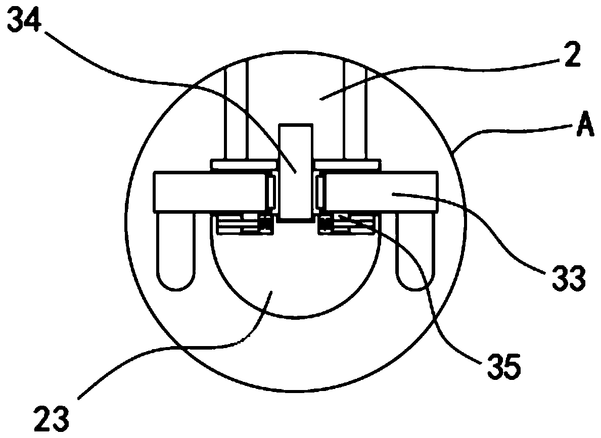 Cotton opening knocking device