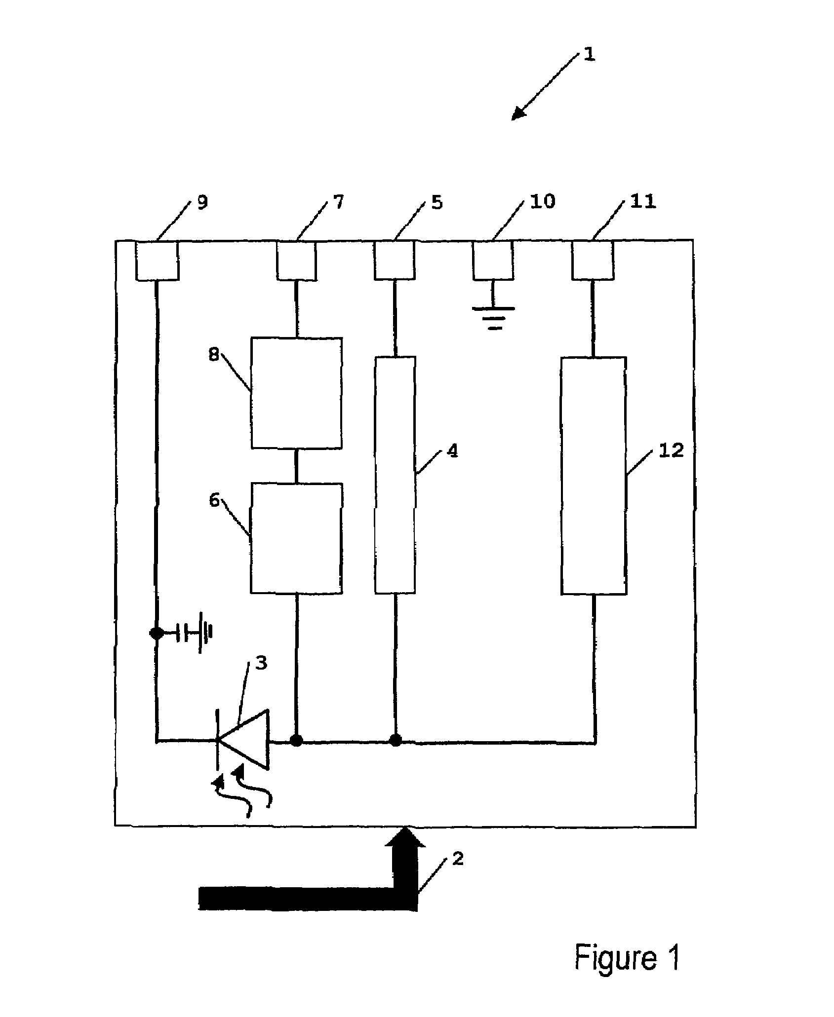 Detection of optical light power