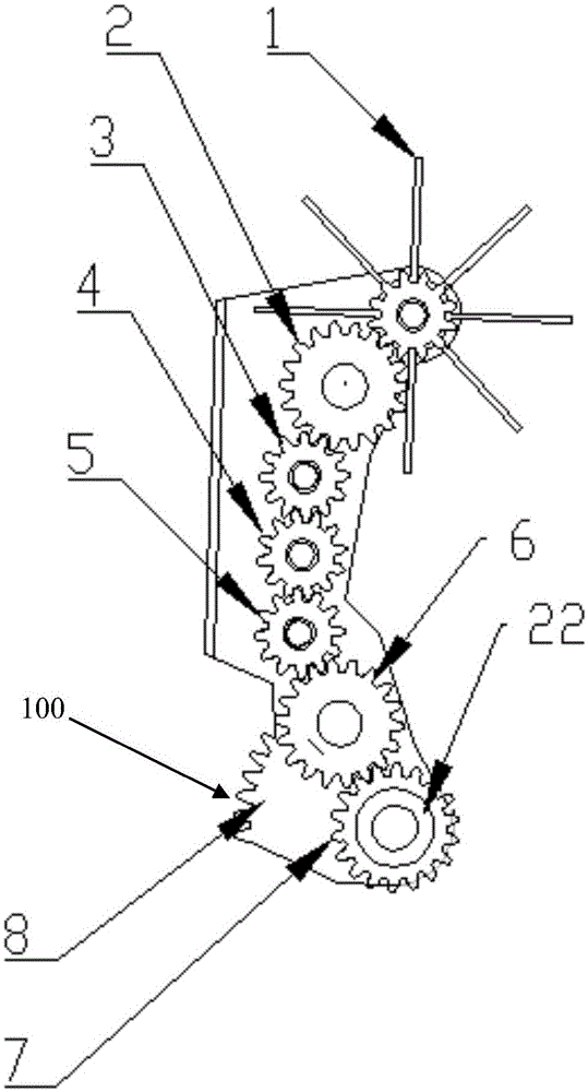 Bill stacking device of finance equipment terminal