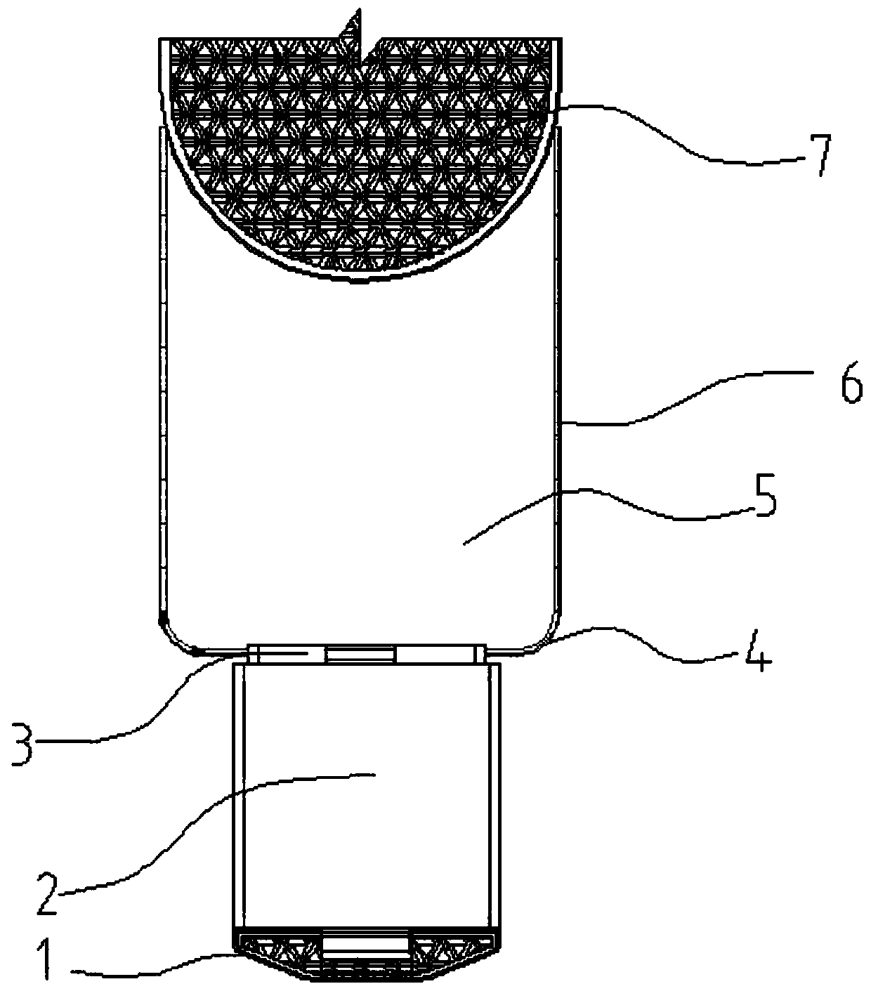 Slow-down road safety island based on building industrial products and construction method thereof