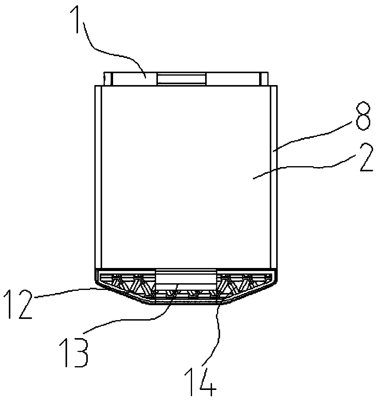 Slow-down road safety island based on building industrial products and construction method thereof