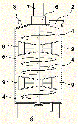 Efficient reaction kettle