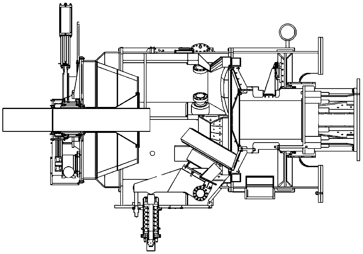 Device for blending combustion of sludge in medium-speed coal mill and method