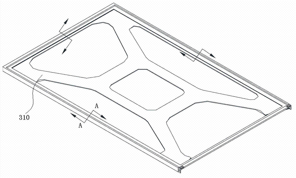 Back frame for mounting backlight, backlight and display device