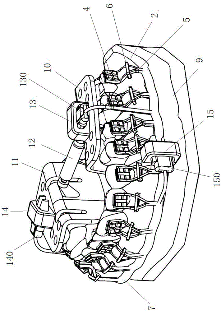 Orthodontic bracket indirect bonding precise positioning system and application method