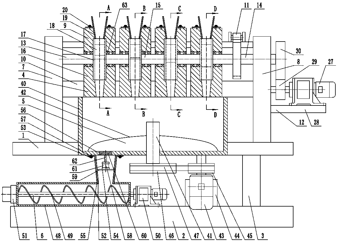 Supply device for glass fiber production