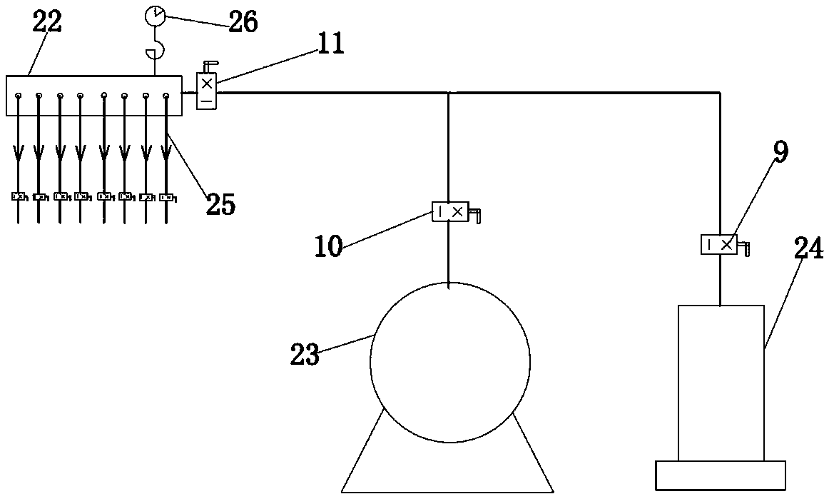 Transformer vacuum oil injection system