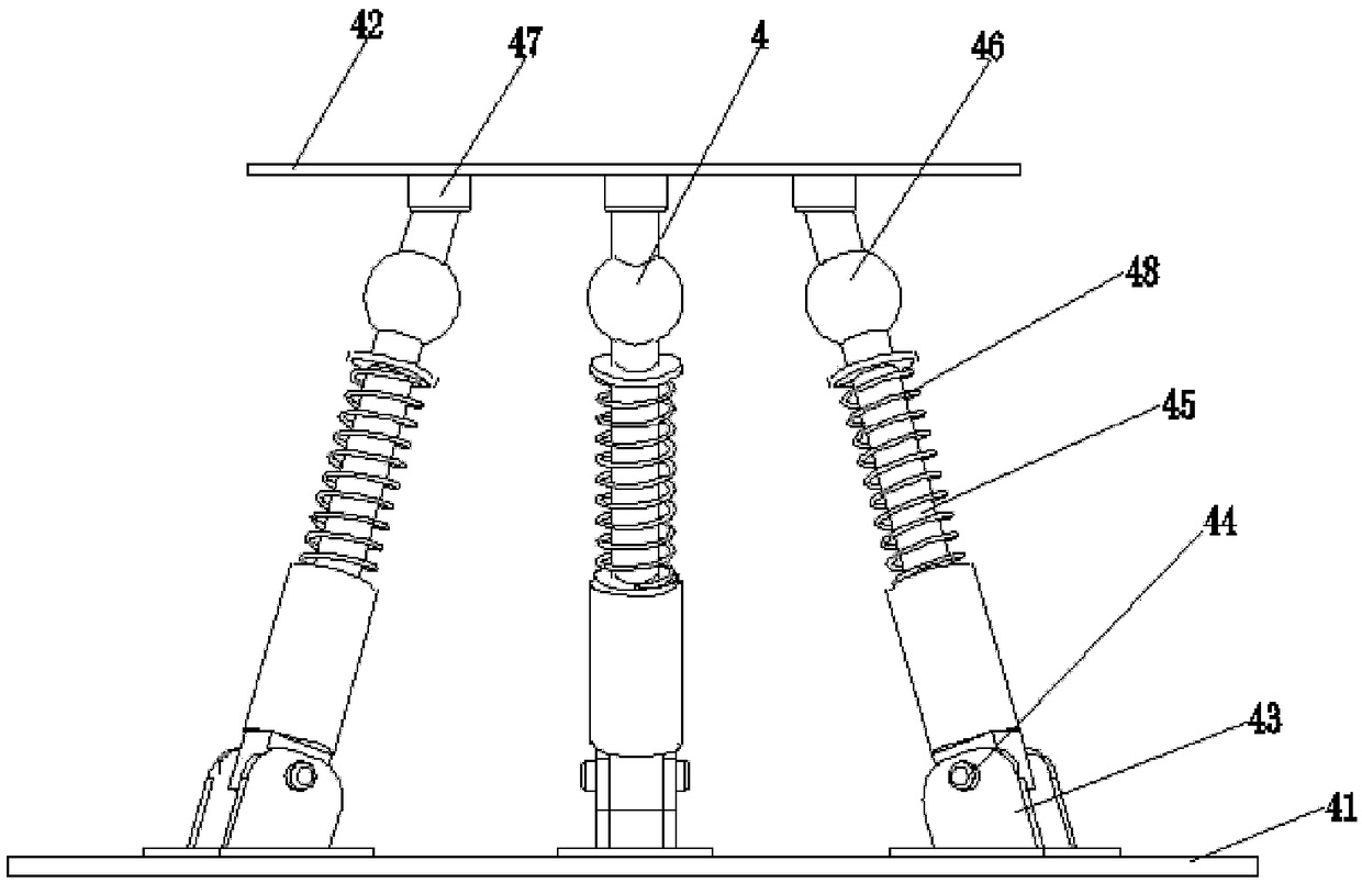 Electric overhead low-voltage line fire-extinguishing unmanned aerial vehicle