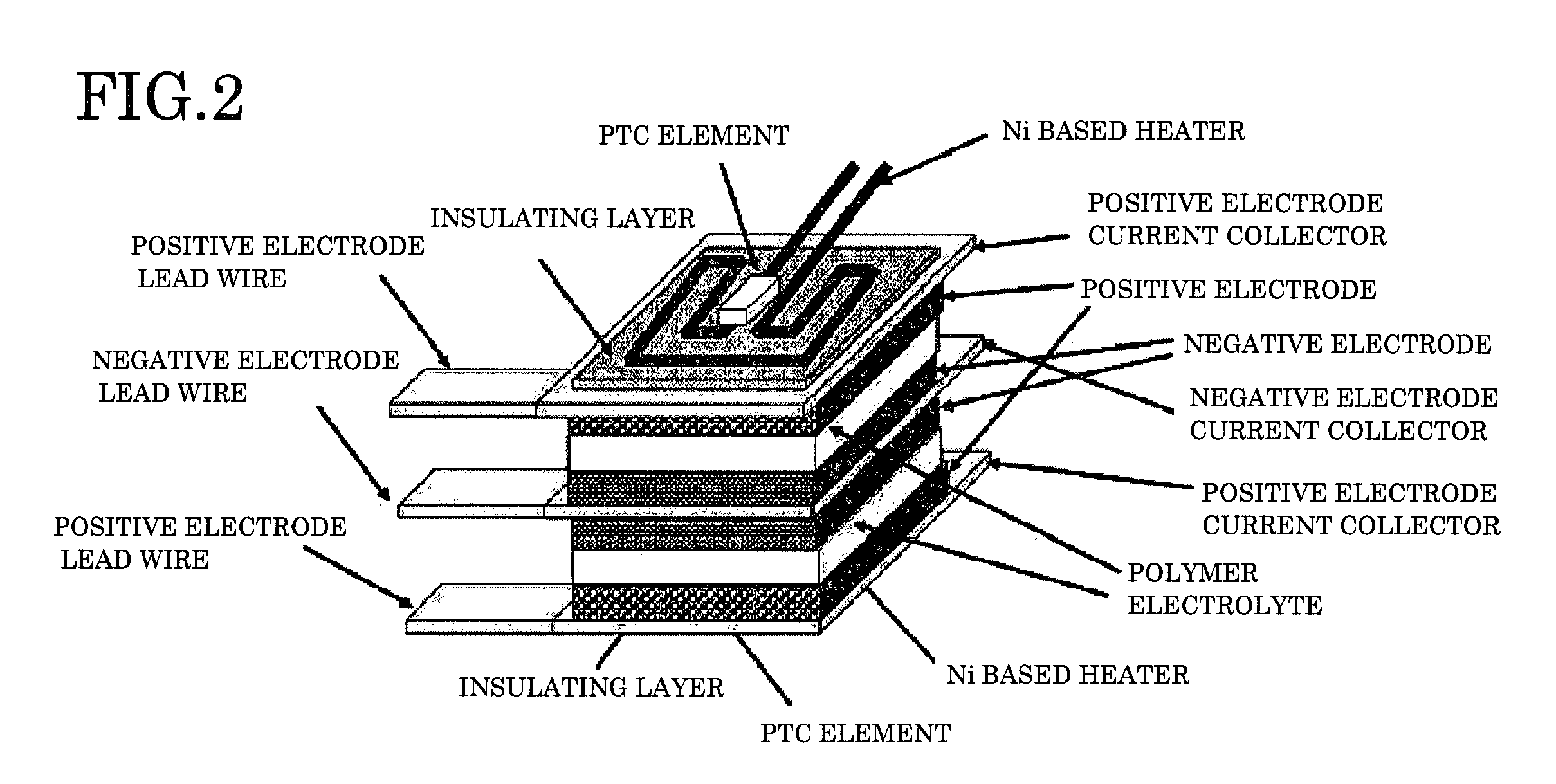 Heat generation mechanism-provided secondary battery