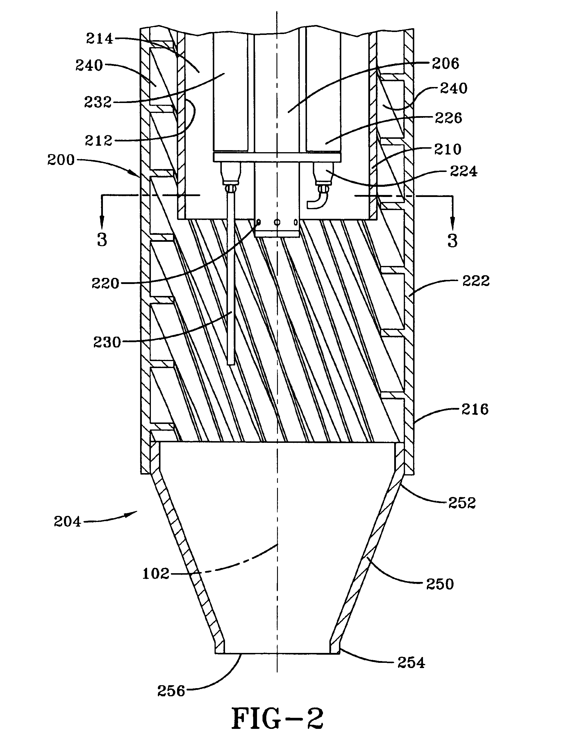 U-tube diffusion flame burner assembly having unique flame stabilization