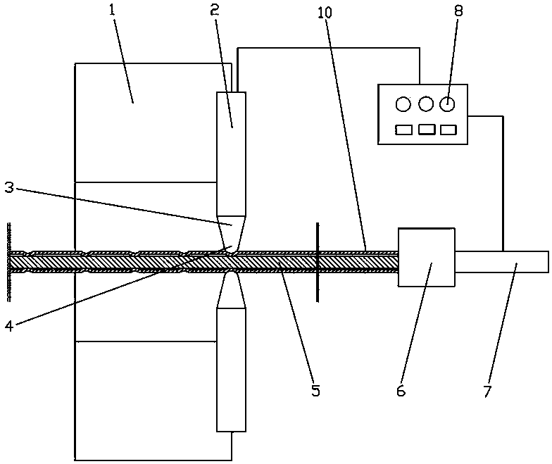 Drawing die for efficient heat dissipation copper tube