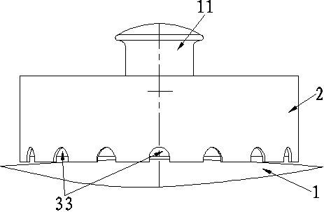 Splashing preventing and oily water collecting device of cooking pressure cooker