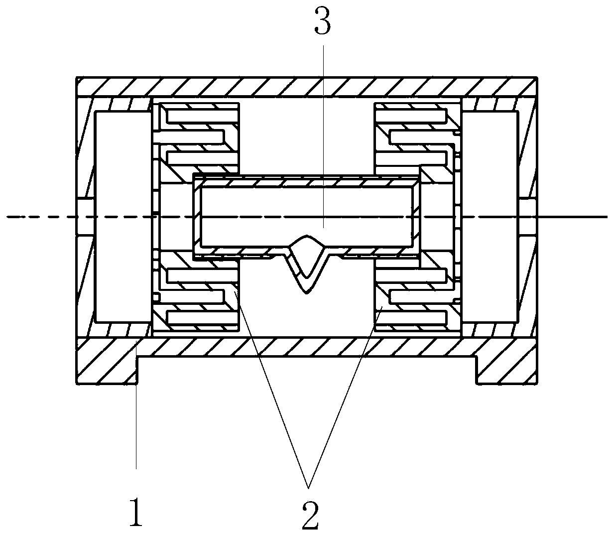 CPT-atomic-magnetometer-based space glass air chamber heat insulation device