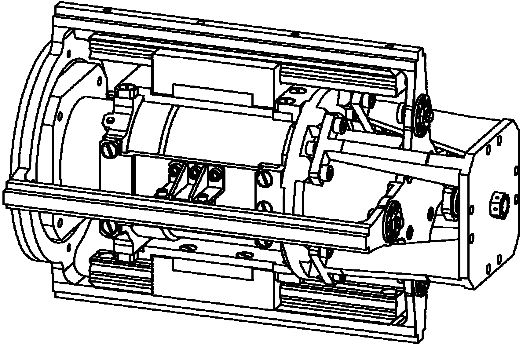 Squirrel-cage cylindrical linear motor