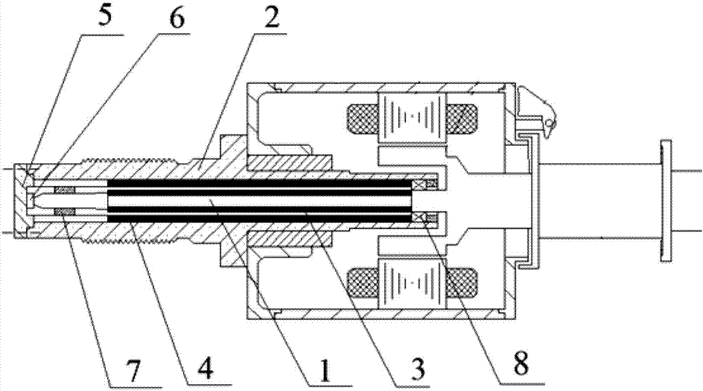 Spinning frame motor type spindle vibration reducing method based on magnetic damping