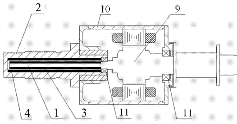 Spinning frame motor type spindle vibration reducing method based on magnetic damping