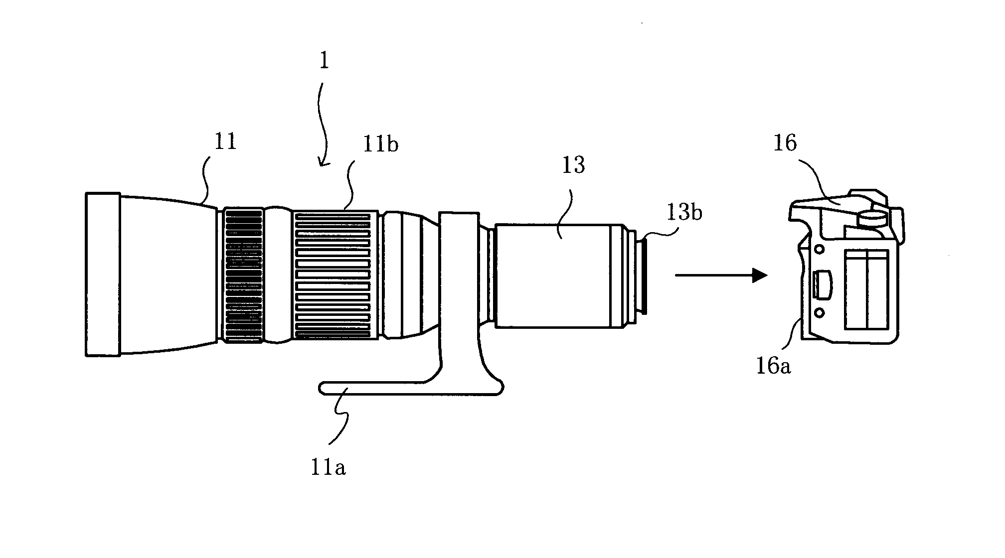 Telephoto lens unit