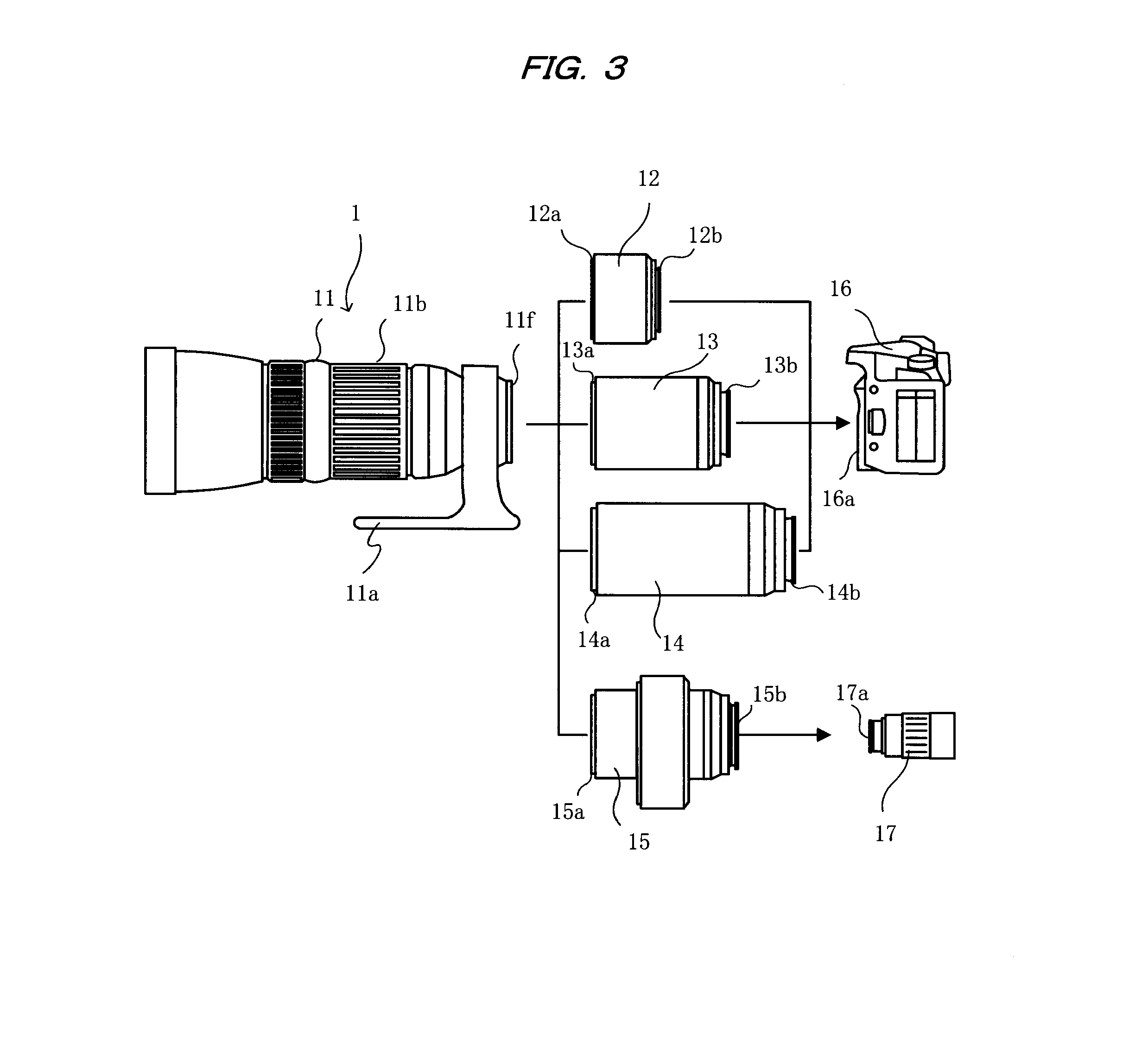 Telephoto lens unit