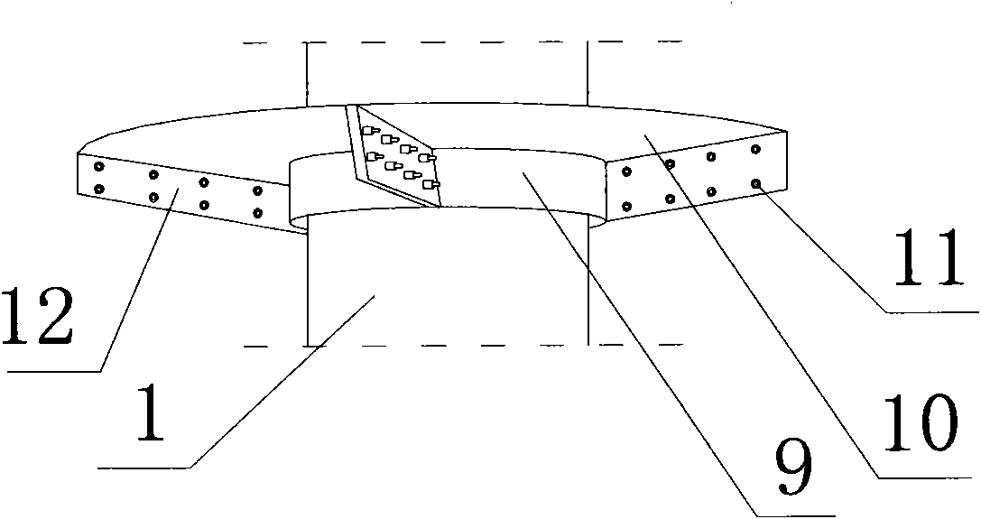 Navigation mark anti-percussion device