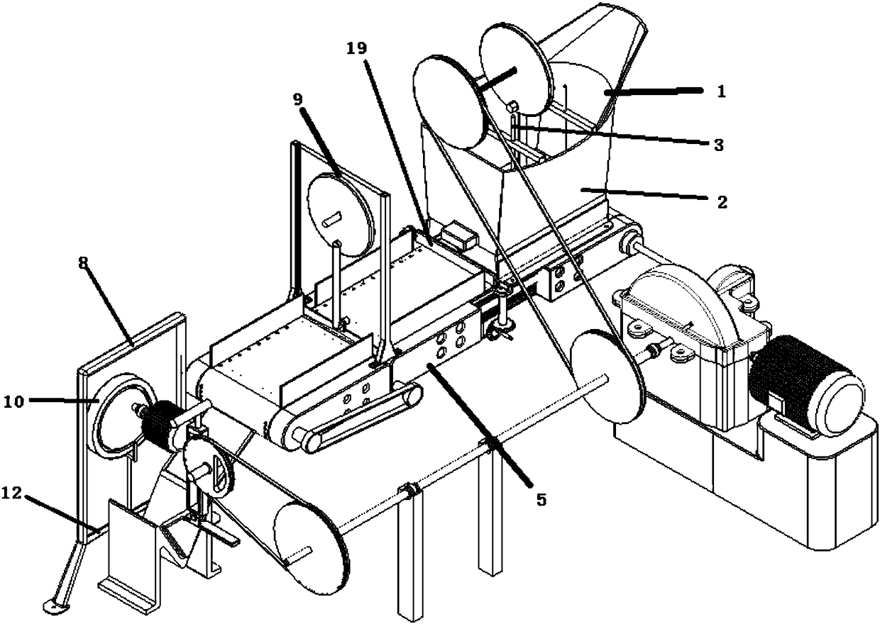 Multifunctional processing machine for diced food materials