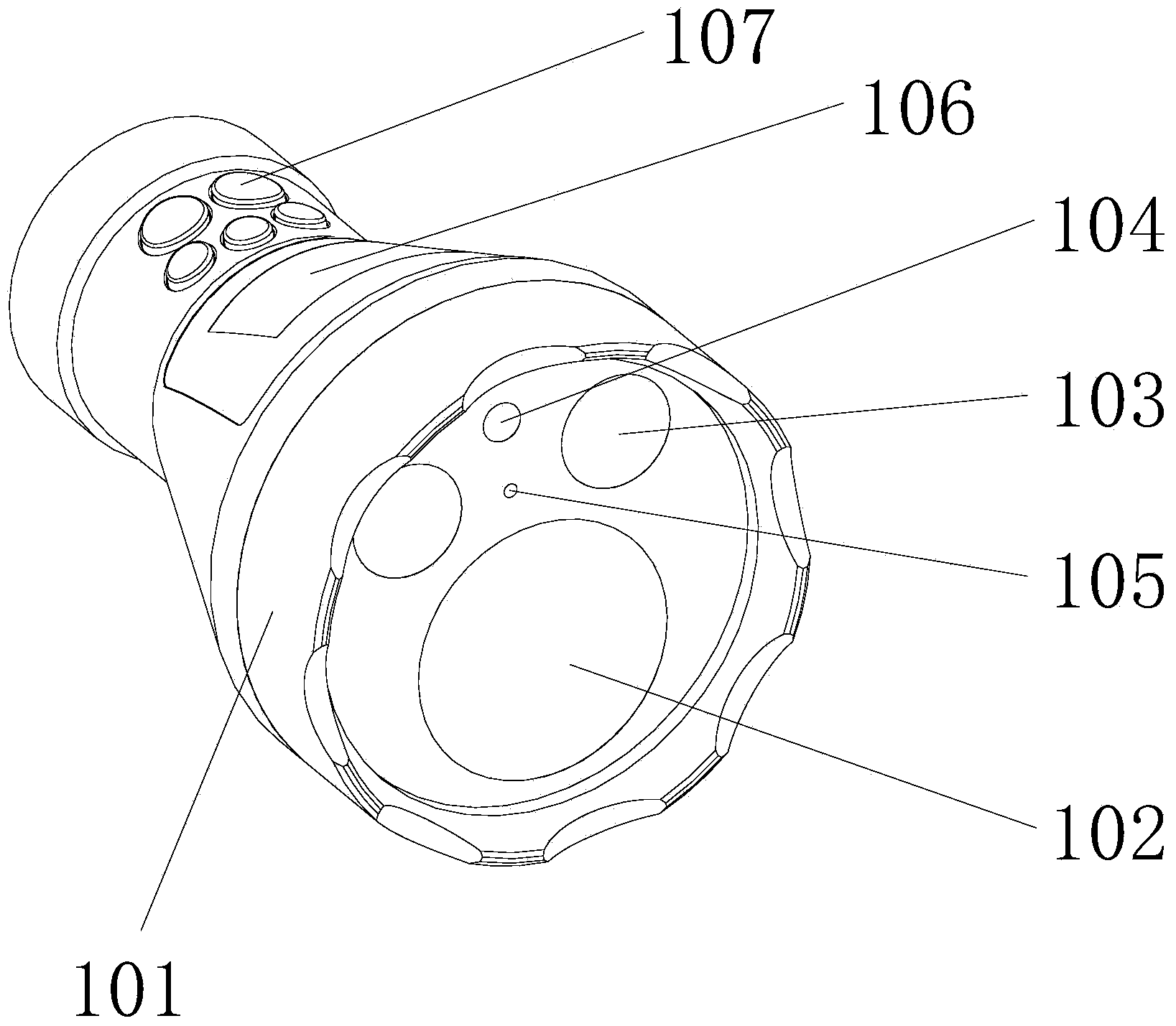 Detachable and freely-combined multifunctional camera shooting electric torch