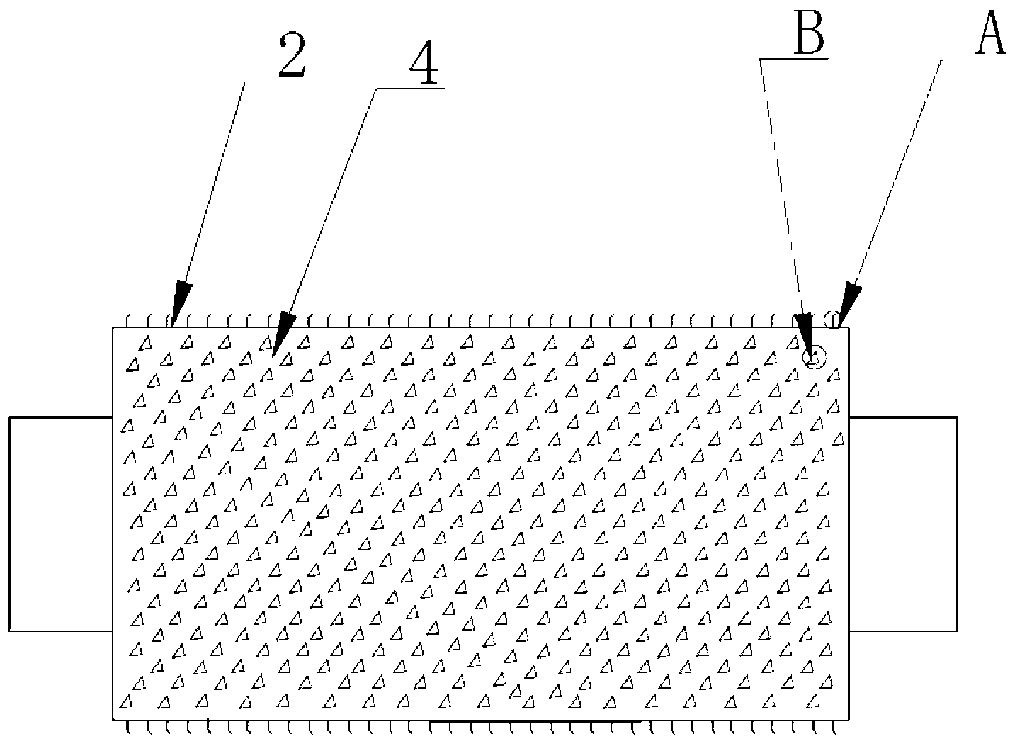 Leather material defibrating machine