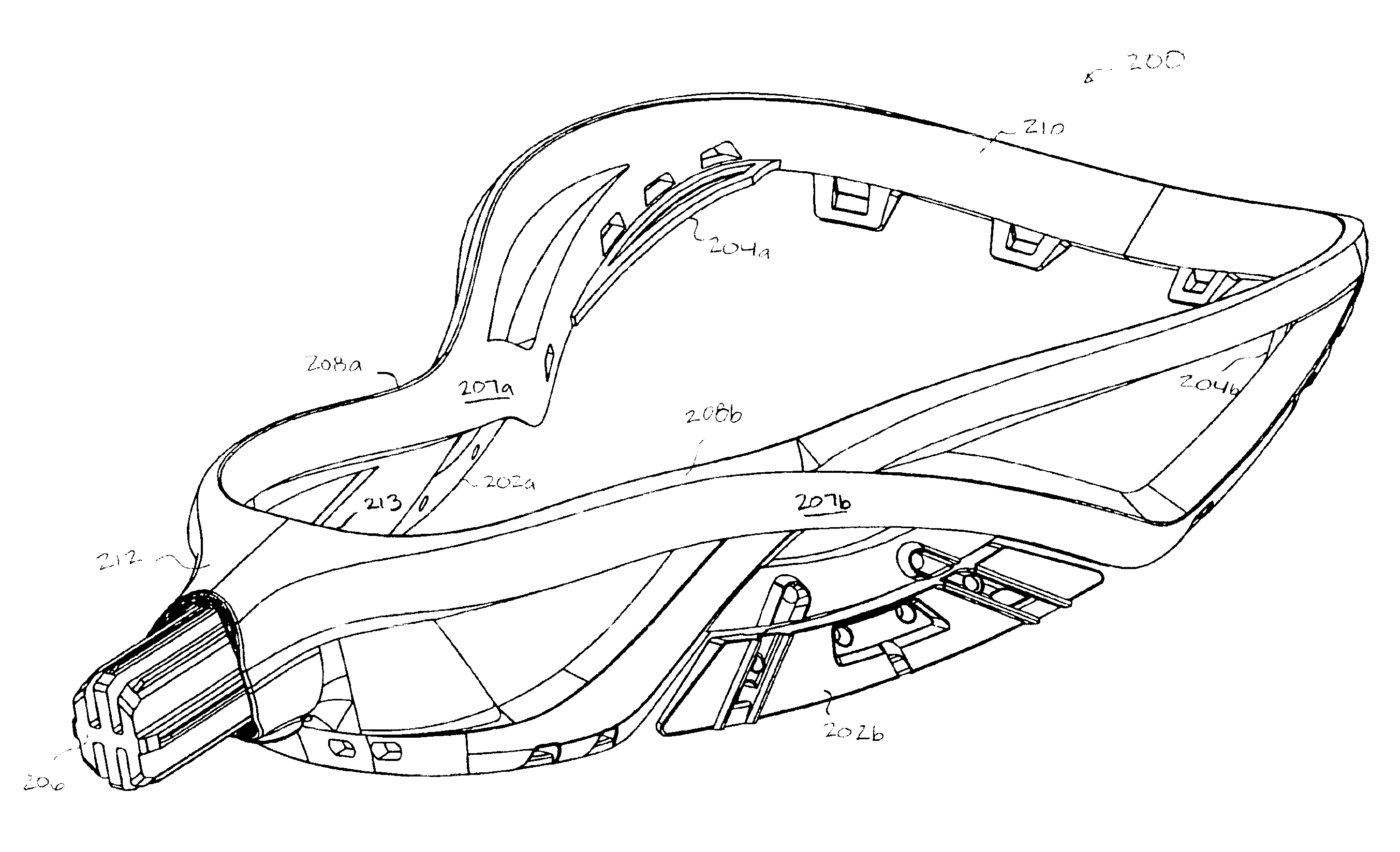 Lacrosse head having an articulated member