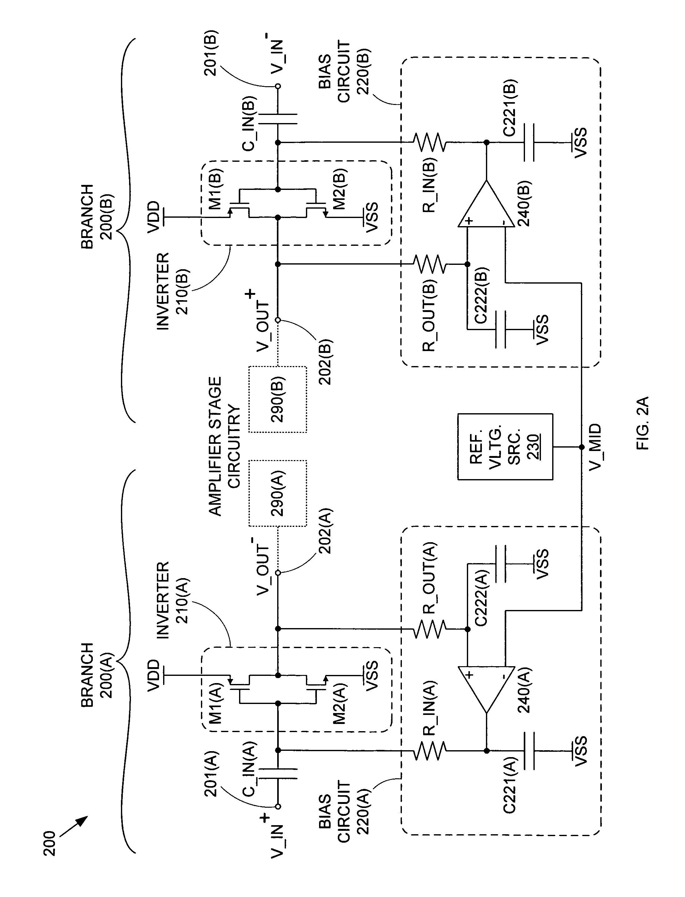 High frequency differential power amplifier