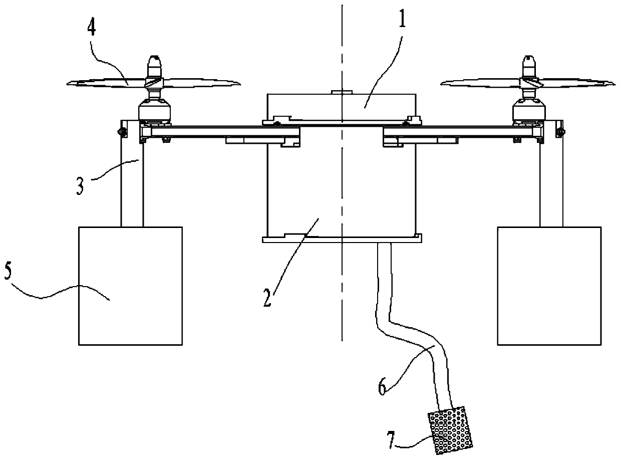 Amphibious sampling detection unmanned aerial vehicle