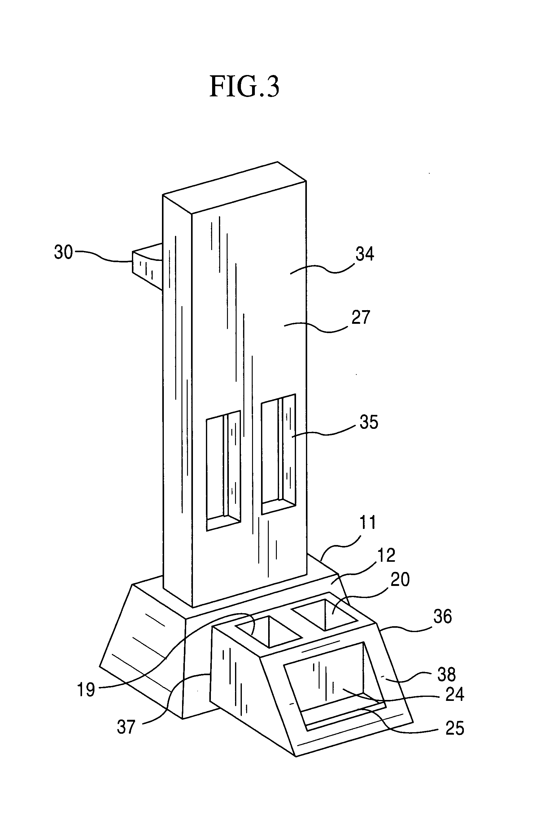 Fluid specimen testing device