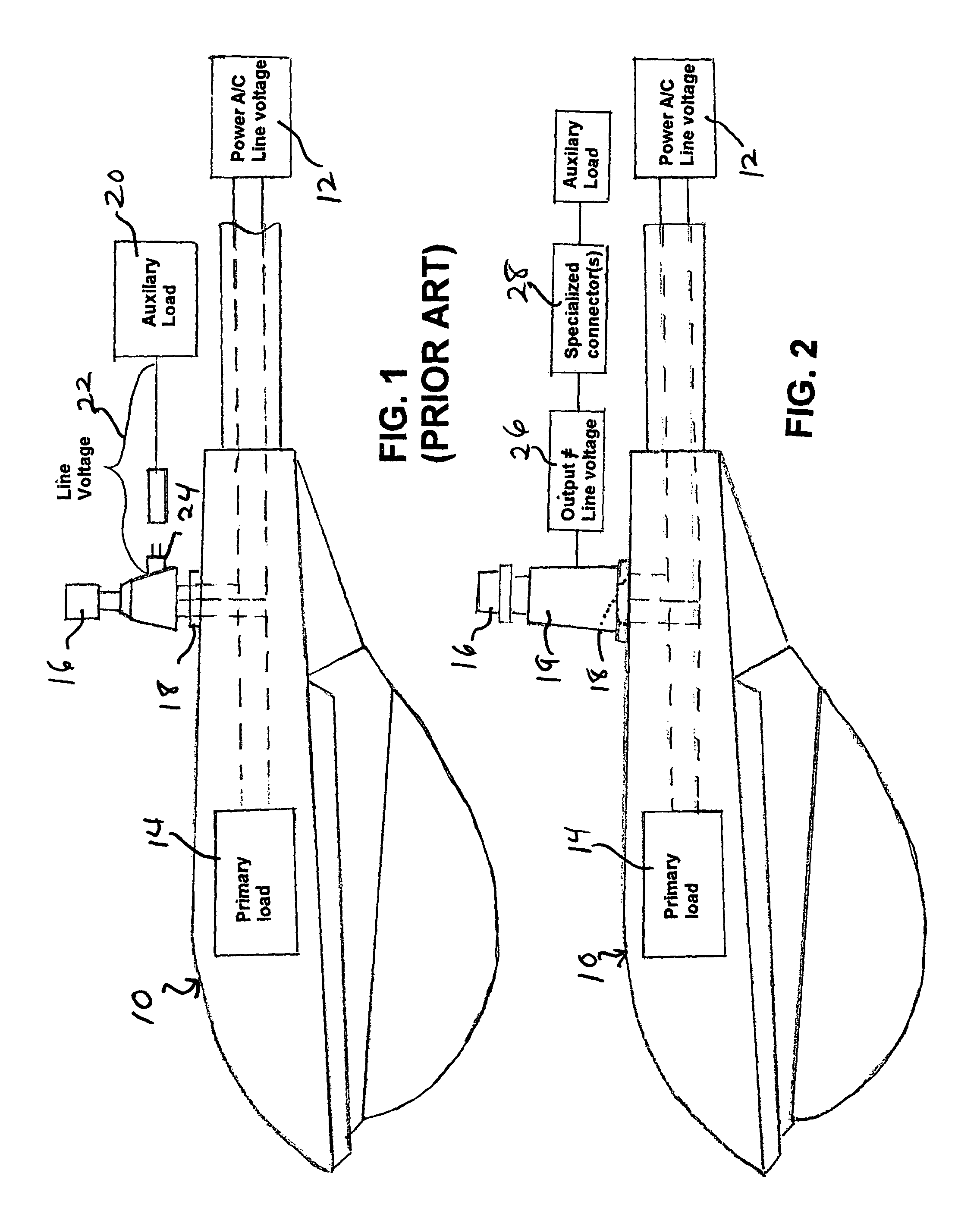 Street light auxiliary power converter for ancillary devices