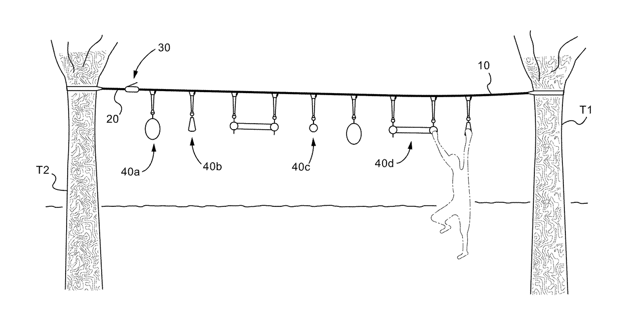 Slackline activity device