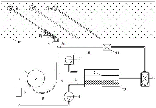 a supercritical co  <sub>2</sub> Method for thick, hard and hard-to-break roof in pre-splitting coal mine