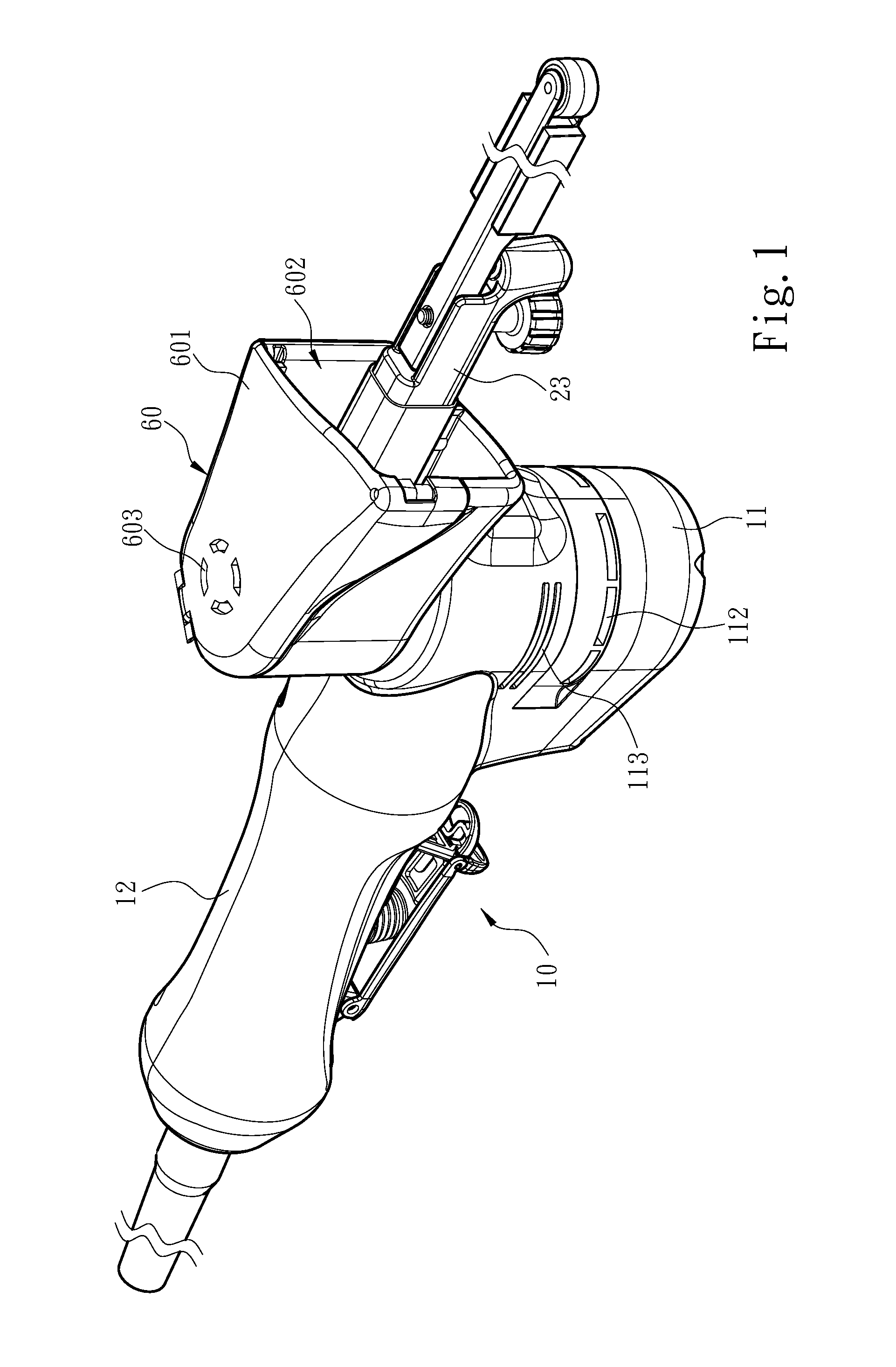 Electric handheld sanding tool providing improved cooling efficiency