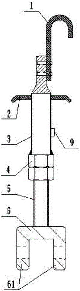 Special rack for surface anodic oxidation