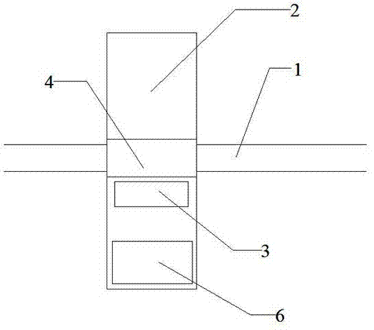 Infusion tube fixing device