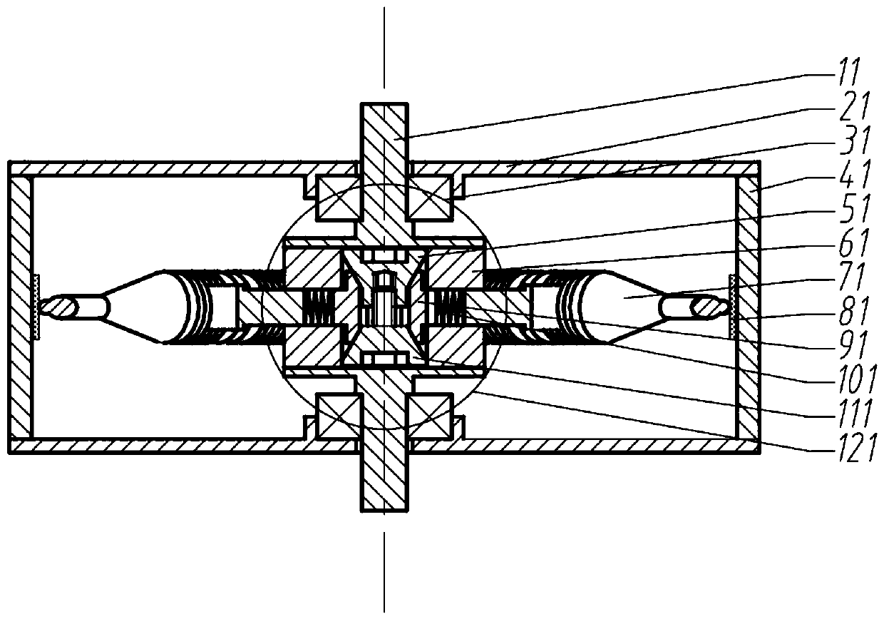 Multi-stage parallel double-output-shaft rotary ultrasonic motor