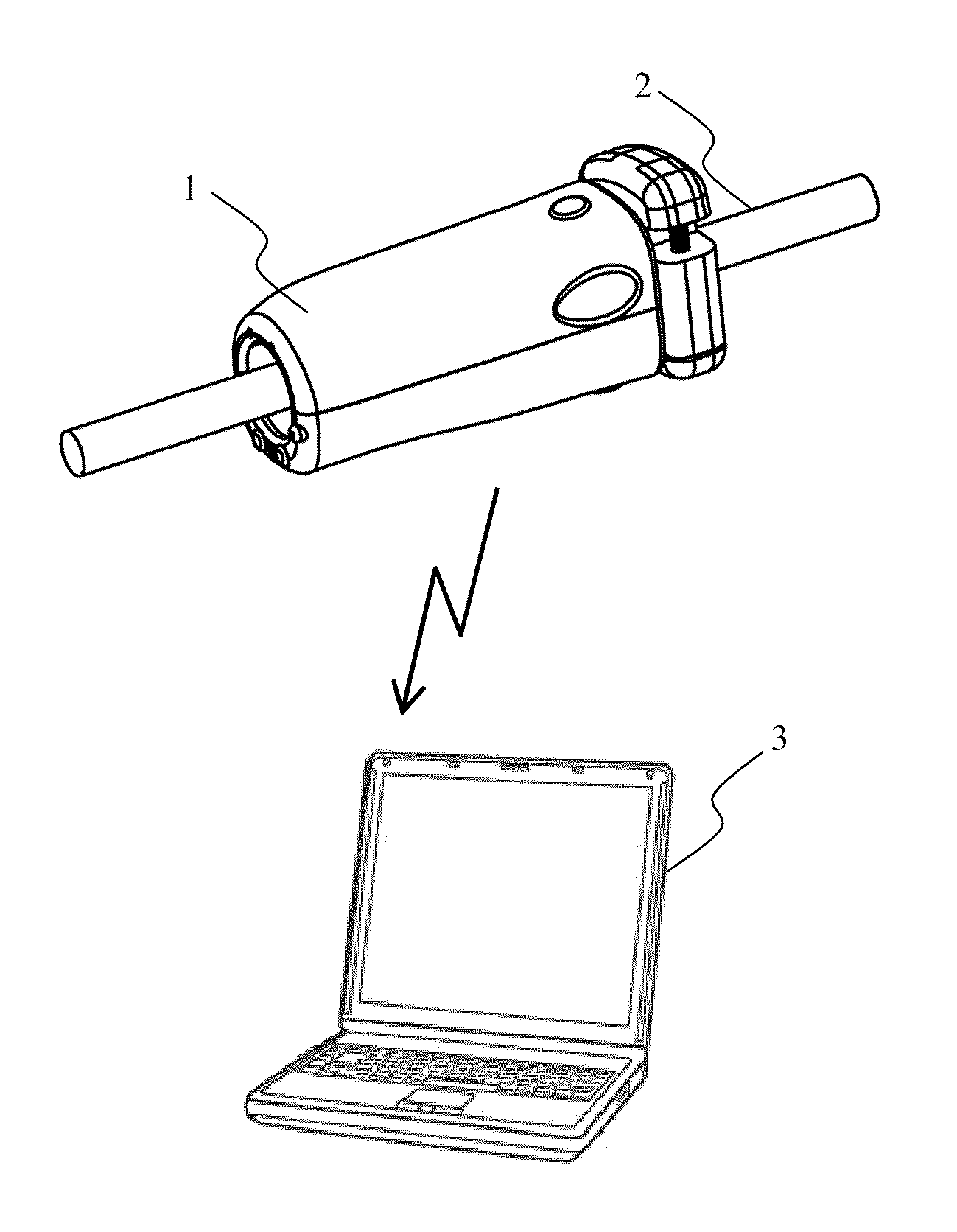 Handgrip for assessment of colonoscope manipulation