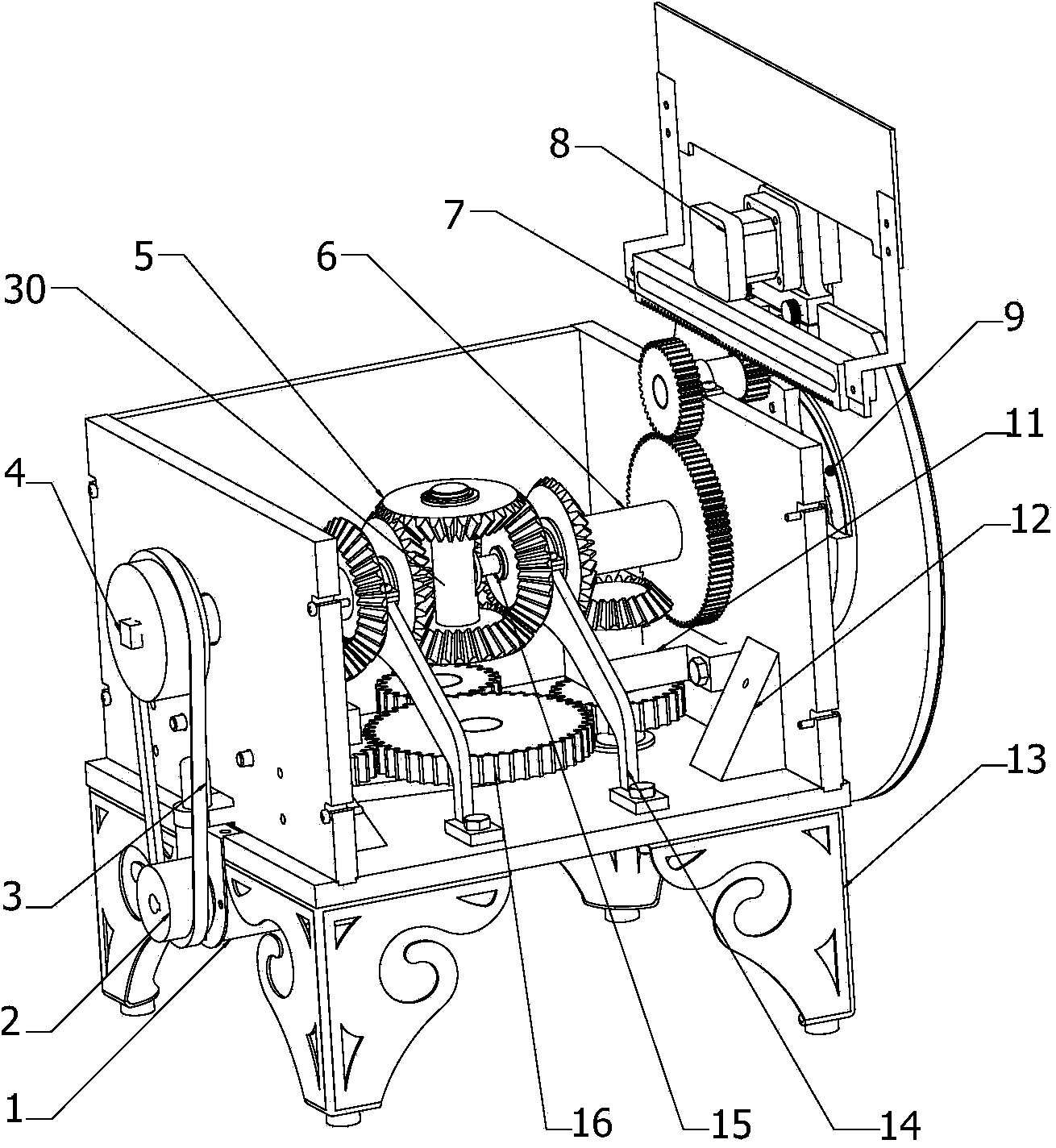 Comprehensive demonstrating teaching tool for cam mechanism