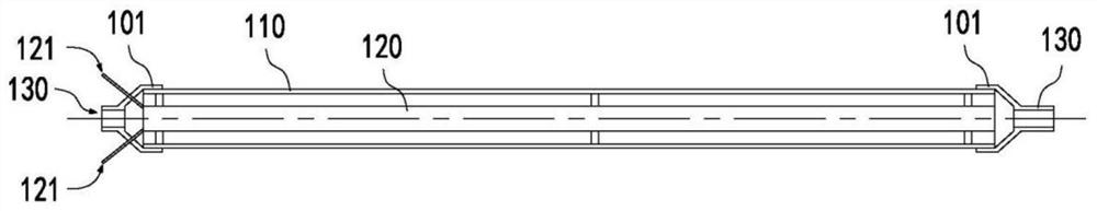 Air energy expanded rock fracturing system and using method thereof