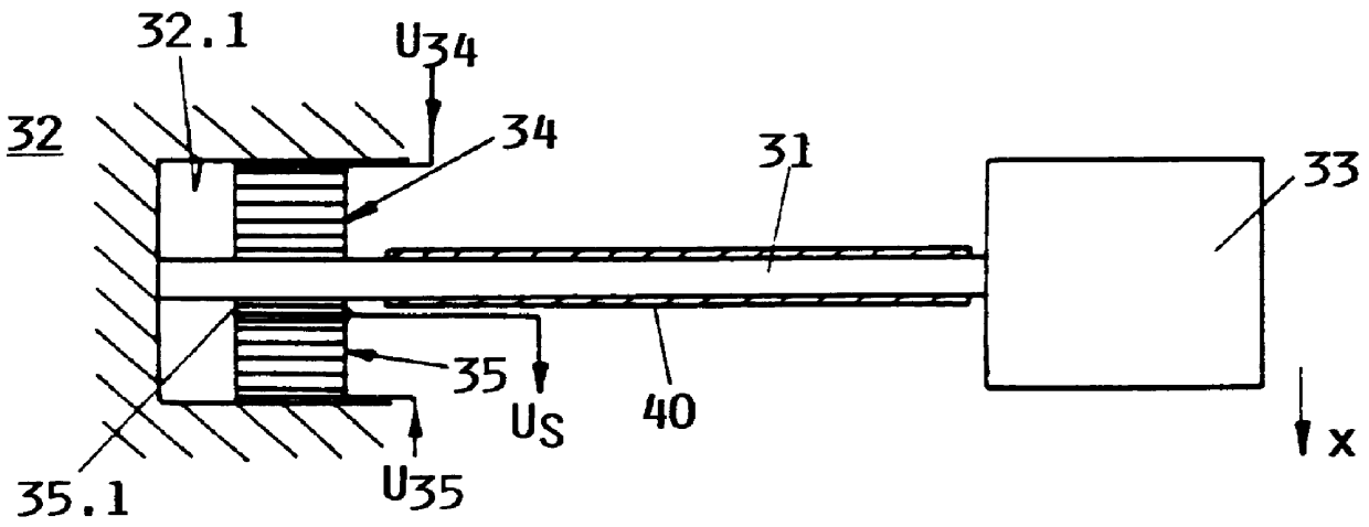 Mechanical resonator having a variable resonance frequency