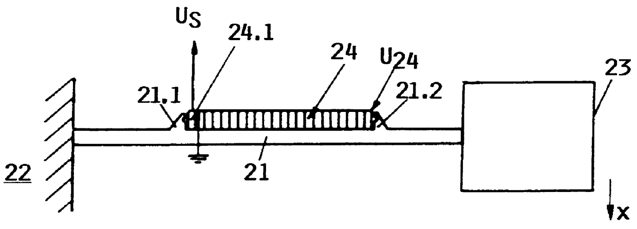 Mechanical resonator having a variable resonance frequency