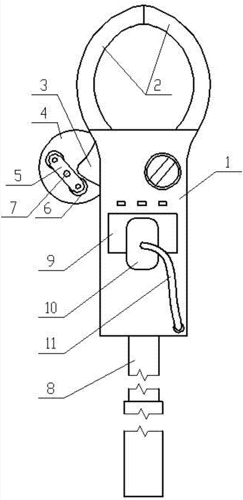 Portable multifunctional electric power detecting equipment