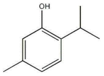 Insecticidal and bactericidal agent with thymol and arecoline and preparation method of insecticidal and bactericidal agent