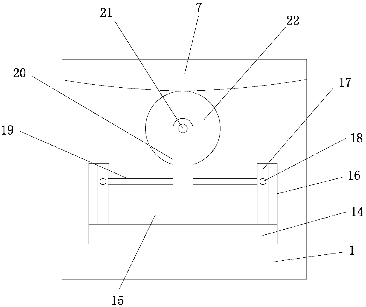 Iron casting polishing device