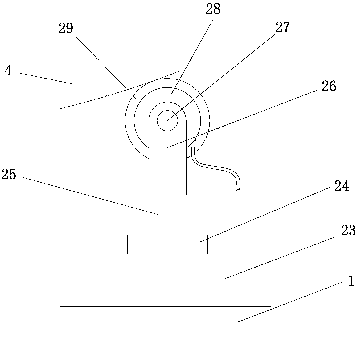 Iron casting polishing device