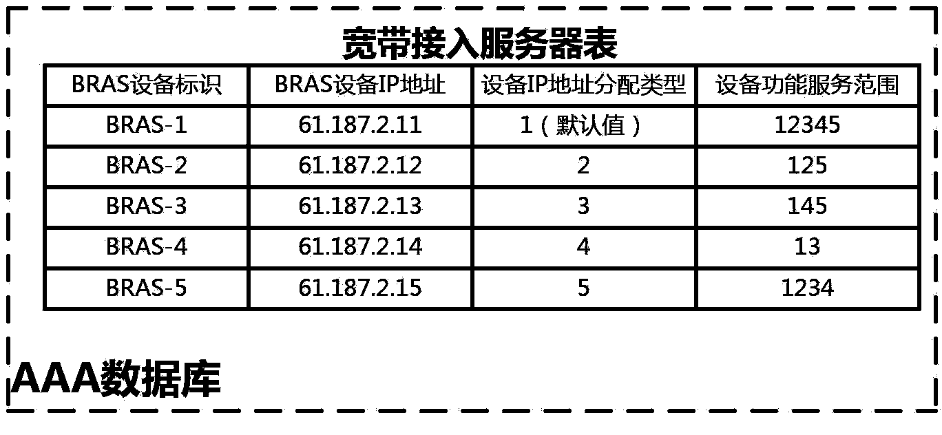 Address assignment method and address assignment system for intelligent access type decision, and AAA system