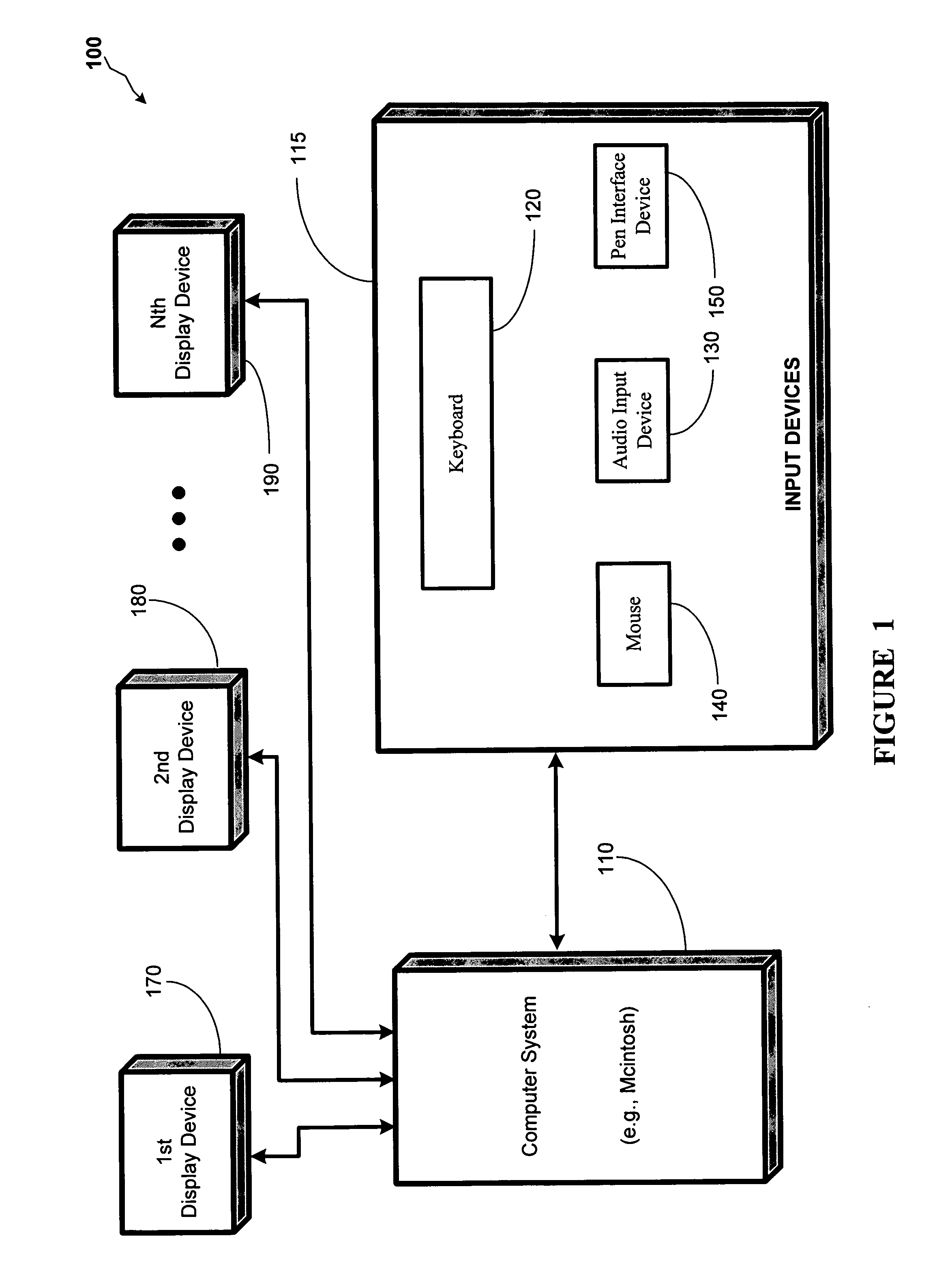 Display-pointer visibility